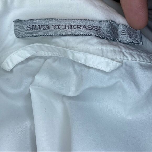 Sylvia Techerassi zipper collar & cuff button down - Picture 12 of 12